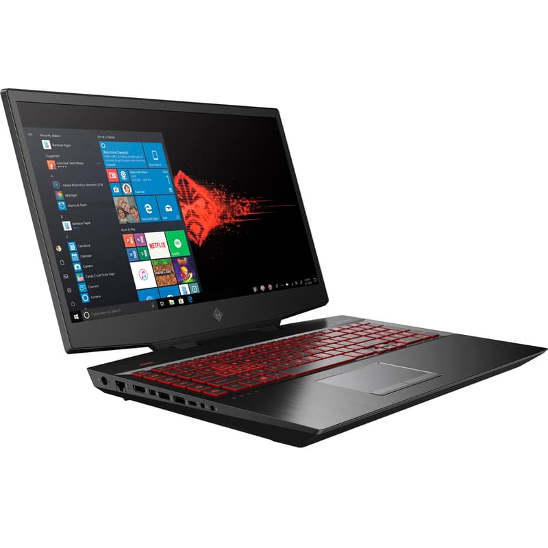 Игровой ноутбук HP Omen i7 9750H / 16ГБ / 512SSD / RTX2060 6ГБ / 17.3 / Win10 / (7QA97EA) - фото #2, Technodom.kz