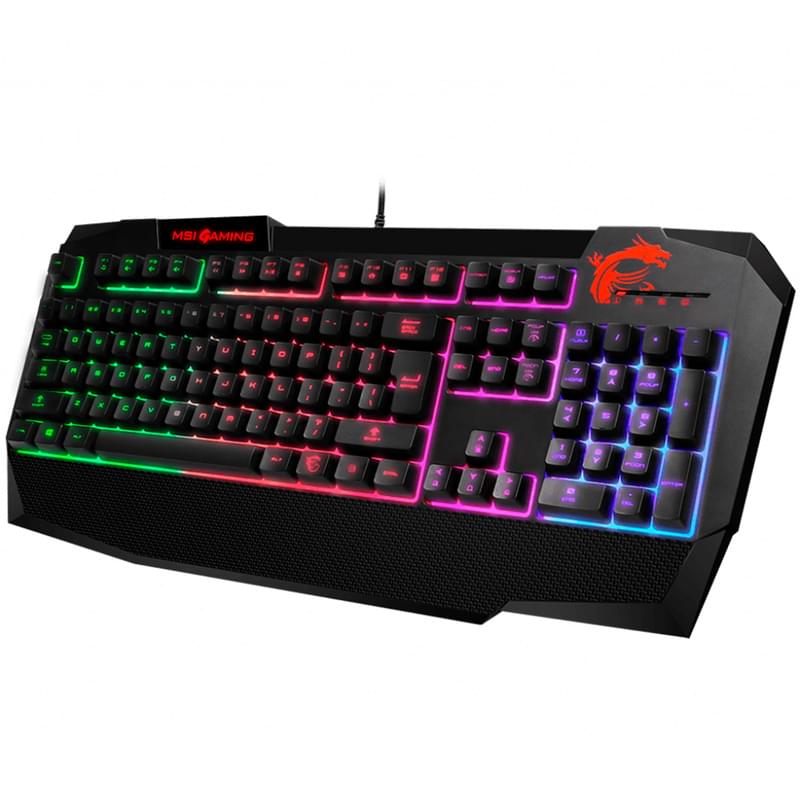 Клавиатура + мышь игровые проводные USB MSI Vigor GK40 RGB - фото #1, Technodom.kz