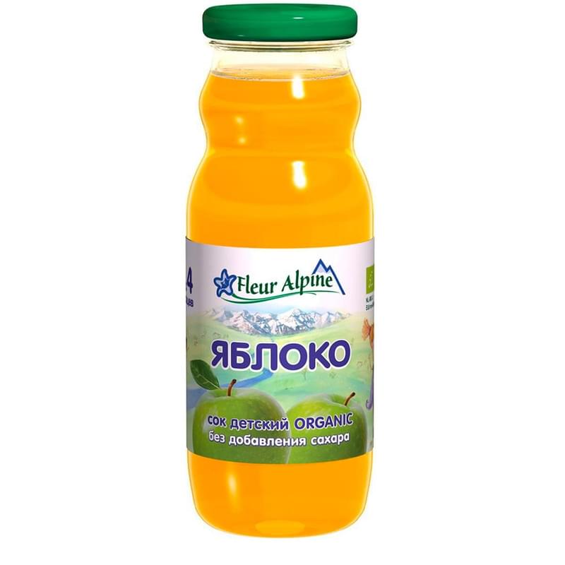 Сок детский Fleur Alpine яблоко осветленный Органик с 36мес 200мл - фото #0, Technodom.kz