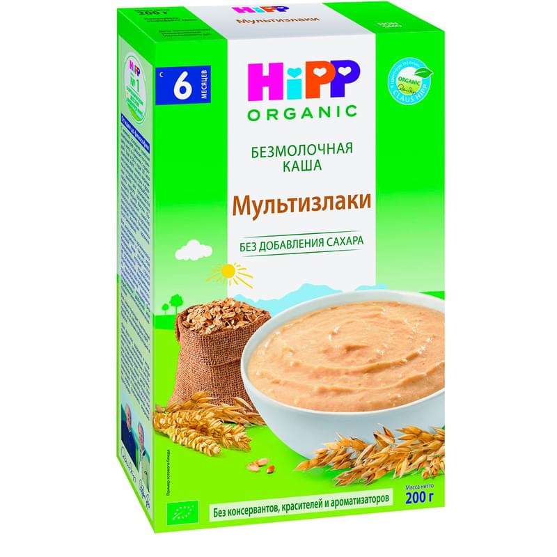 Каша детская безмолочная Hipp мультизлаковая с 6мес 200гр - фото #0, Technodom.kz Каша детская безмолочная Hipp мультизлаковая с 6мес 200гр - фото #0, Technodom.kz