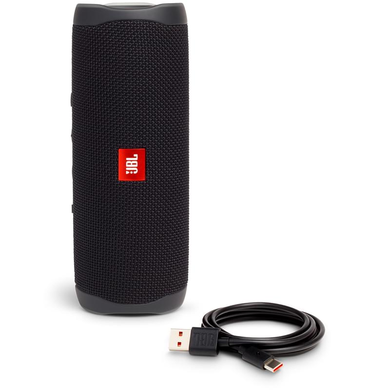 Колонки Bluetooth JBL Flip 5, Black (JBLFLIP5BLK) - фото #4, Technodom.kz