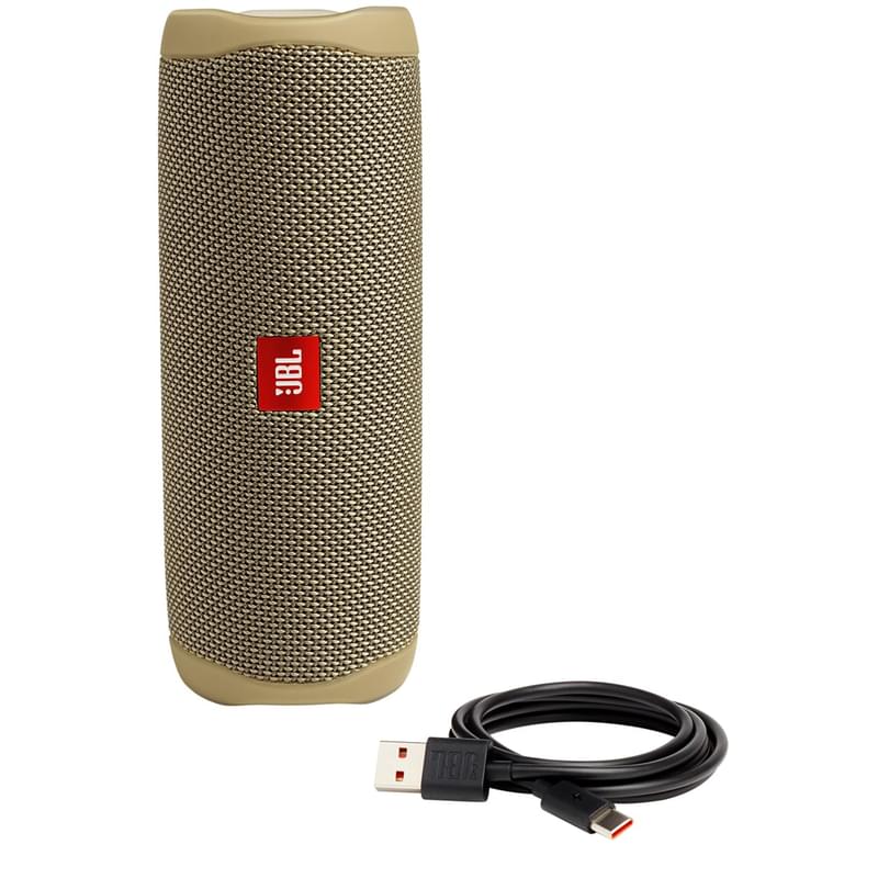 Колонки Bluetooth JBL Flip 5, Sand (JBLFLIP5SAND) - фото #4, Technodom.kz