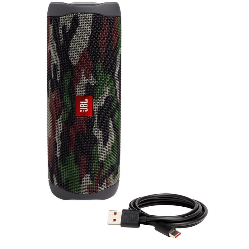 Колонки Bluetooth JBL Flip 5, Squad (JBLFLIP5SQUAD) - фото #4, Technodom.kz
