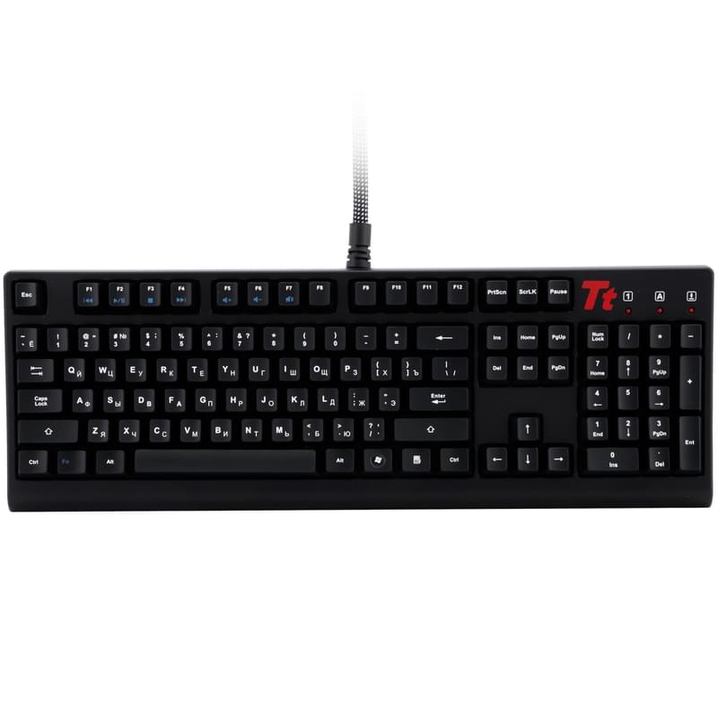 Клавиатура игровая проводная USB Thermaltake MEKA G1, CHERRY MX Black - фото #0, Technodom.kz