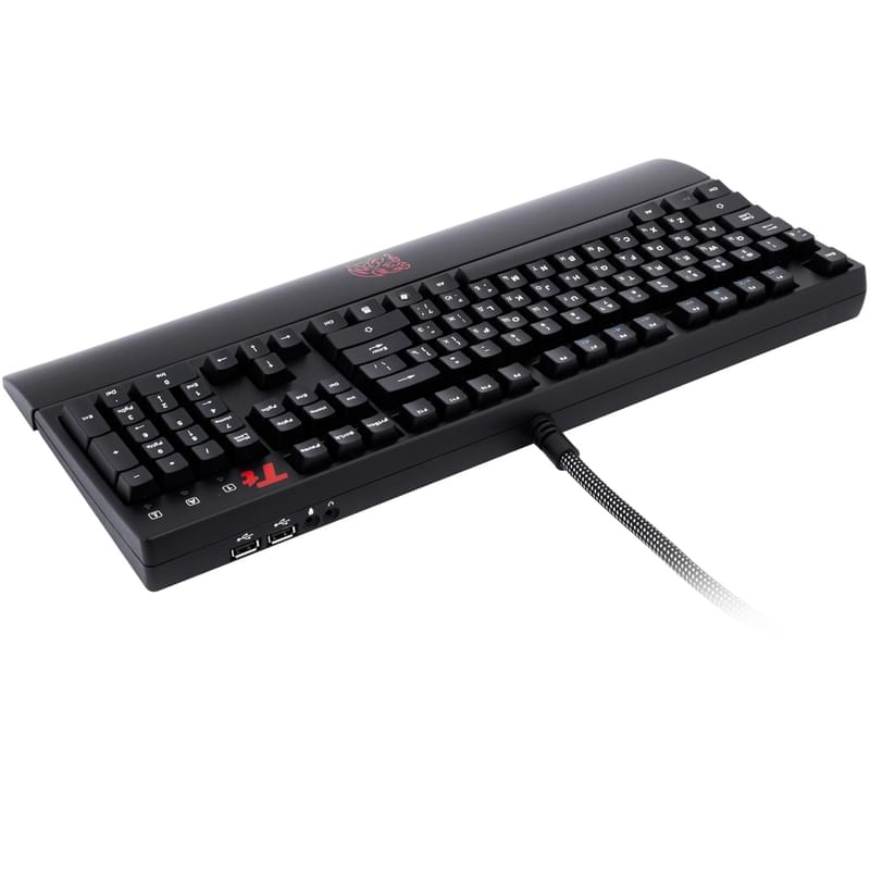 Клавиатура игровая проводная USB Thermaltake MEKA G1, CHERRY MX Black - фото #3, Technodom.kz
