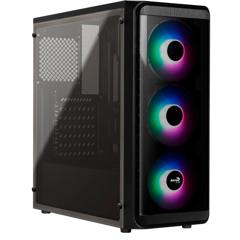 ПК корпус Aerocool SI-5200 Frost MidTower, window, Black ATX (SI-5200) - фото #0, Technodom.kz