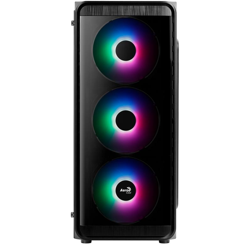 ПК корпус Aerocool SI-5200 Frost MidTower, window, Black ATX (SI-5200) - фото #2, Technodom.kz