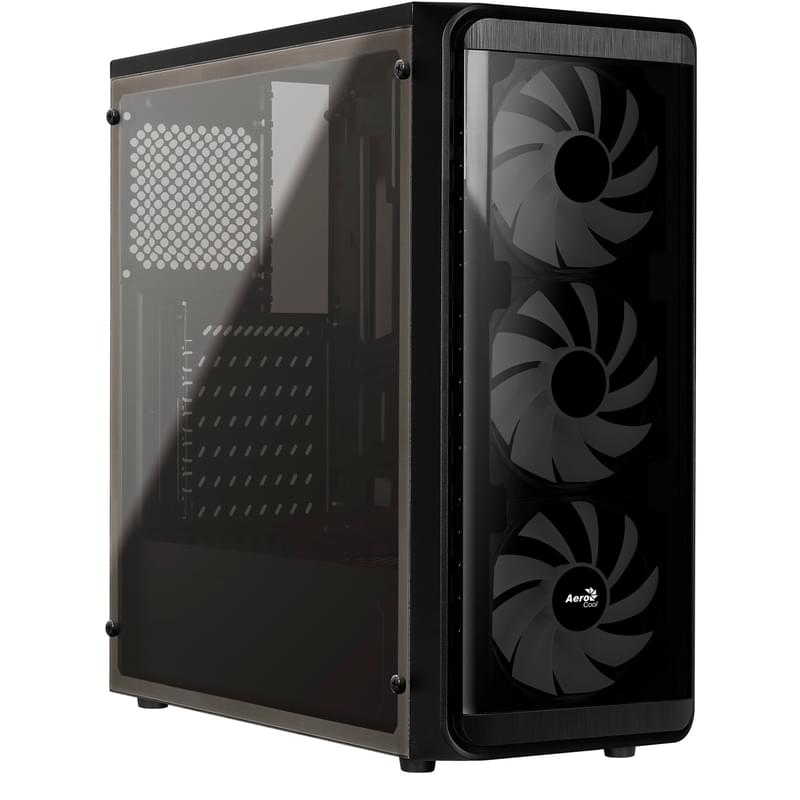 ПК корпус Aerocool SI-5200 Frost MidTower, window, Black ATX (SI-5200) - фото #3, Technodom.kz