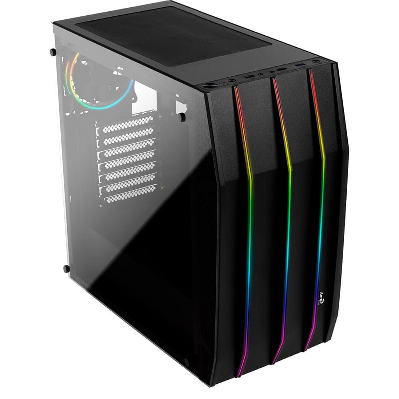 ПК корпус Aerocool Klaw MidTower, window, Black ATX (KLAW-G-BK-V1) - фото #0, Technodom.kz ПК корпус Aerocool Klaw MidTower, window, Black ATX (KLAW-G-BK-V1) - фото #0, Technodom.kz