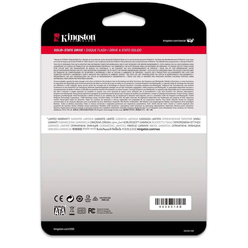 Внутренний SSD M.2 2280 240GB Kingston SATA-III 3D TLC (SA400M8/240G) - фото #3, Technodom.kz