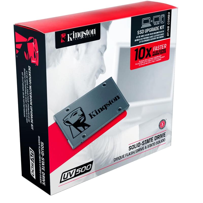 Внутренний SSD 2.5" 7мм 240GB Kingston SATA-III 3D TLC (SUV500B/240G) - фото #3, Technodom.kz