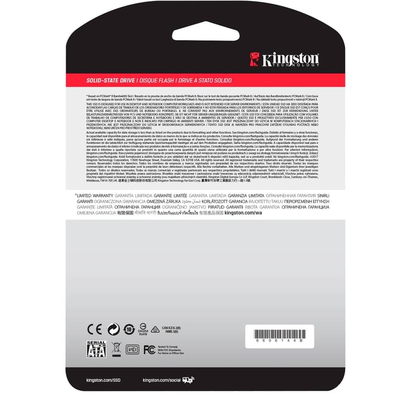 Внутренний SSD 2.5" 7мм 480GB Kingston SATA-III 3D TLC (SUV500B/480G) - фото #4, Technodom.kz Внутренний SSD 2.5" 7мм 480GB Kingston SATA-III 3D TLC (SUV500B/480G) - фото #4, Technodom.kz