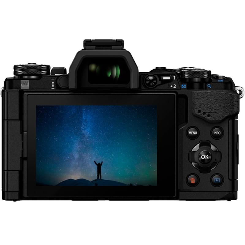 Цифр. Olympus Объективі бар фотоаппараты E-M5 Mark II Black 12-40 PRO Black - фото #3, Technodom.kz