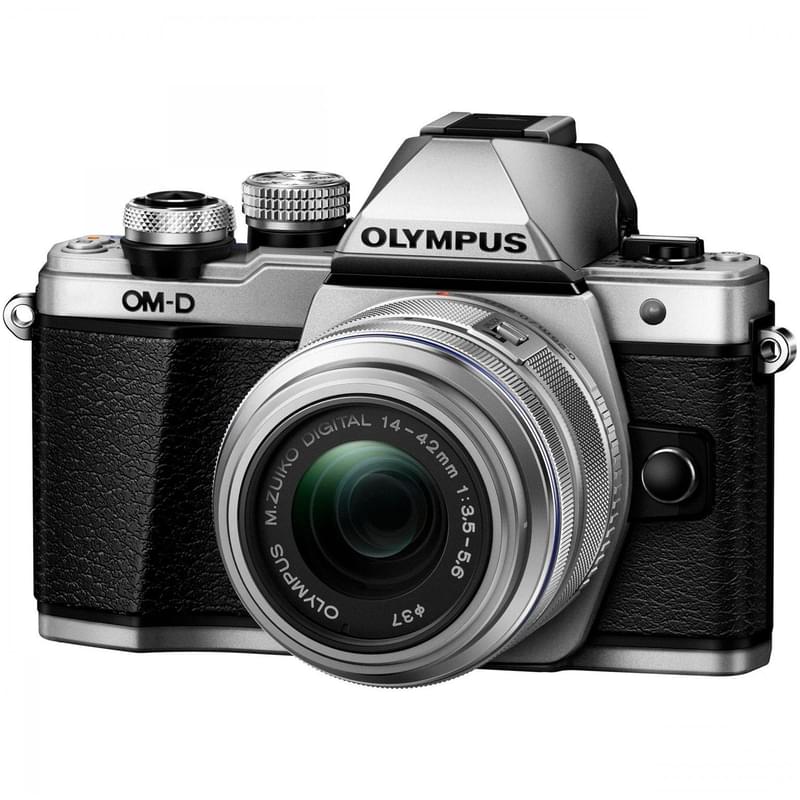 Беззеркальный фотоаппарат Olympus E-M10 Mark III Silver с объективом 14-42 II R Silver - фото #1, Technodom.kz