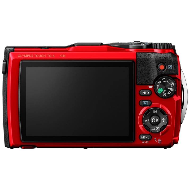 Цифровой фотоаппарат Olympus TG-6 Red - фото #3, Technodom.kz