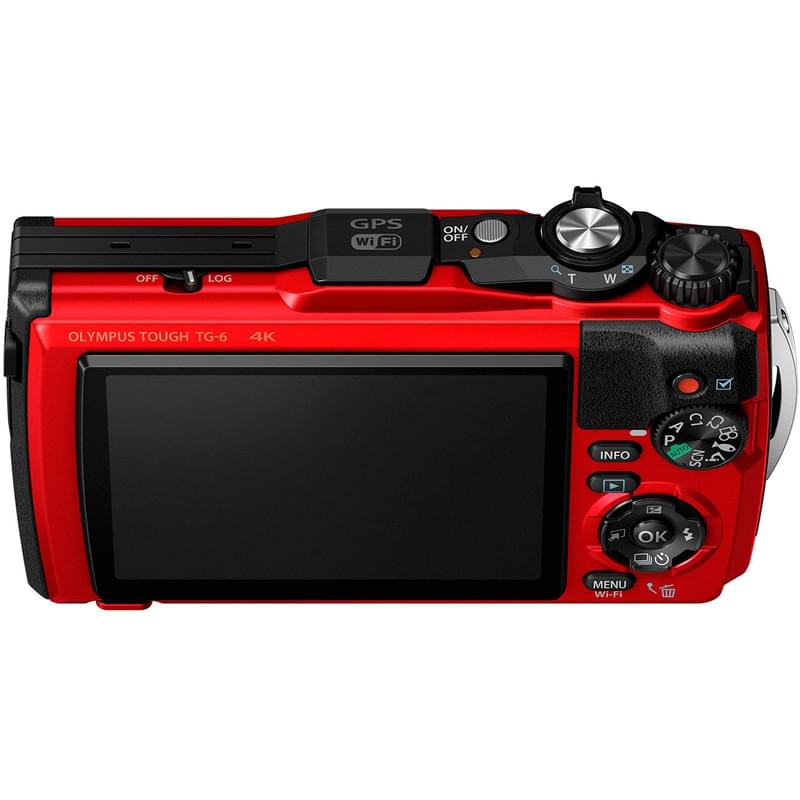 Цифровой фотоаппарат Olympus TG-6 Red - фото #4, Technodom.kz