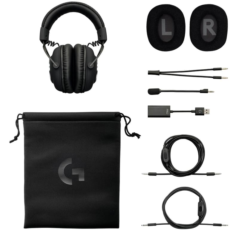 Игровая гарнитура Logitech G Pro X, Black (981-000818) - фото #4, Technodom.kz