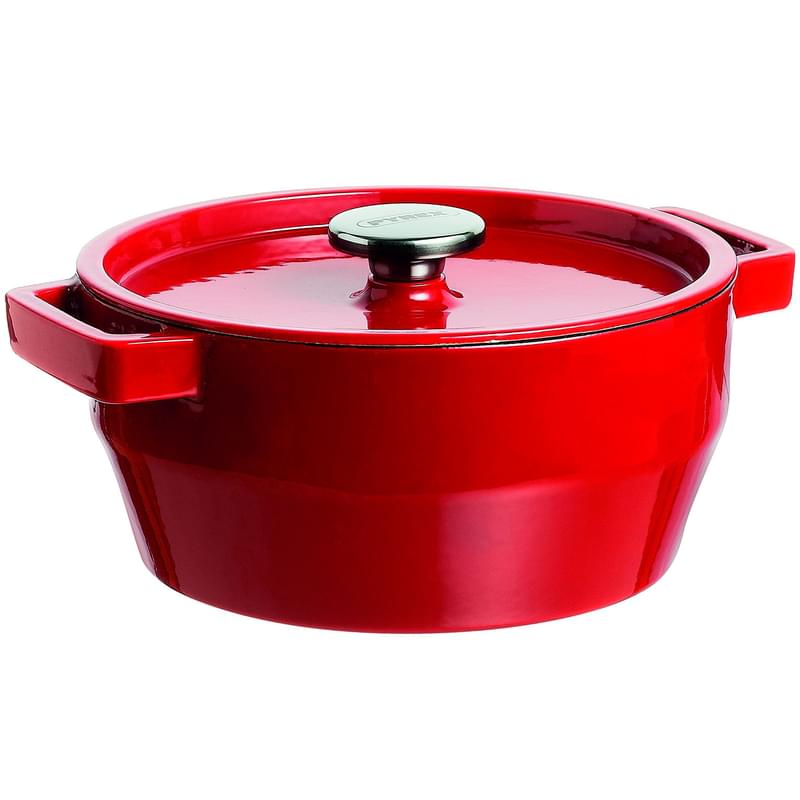 Pyrex Қақпағы бар кәстрөлі, шойын 24 см қызыл SC5AC24 - фото #1, Technodom.kz