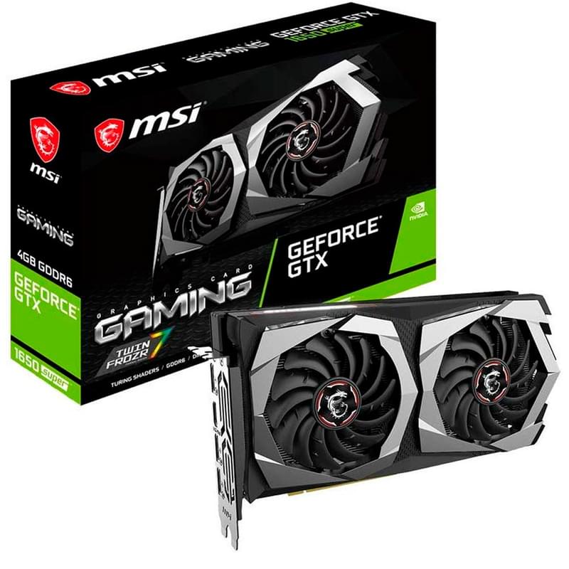Видеокарта MSI GeForce GTX 1650 SUPER GAMING X 4GB 128bit/G6 (HDMI+3DP)(GTX 1650 SUPER GAMING X) - фото #4, Technodom.kz