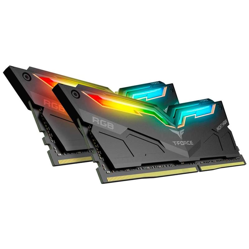 Оперативная память DDR4 DIMM 16GB(8GBx2)/3000MHz PC-24000 TEAM NIGHT HAWK RGB(TF1D416G3000HC16CDC01) - фото #2, Technodom.kz