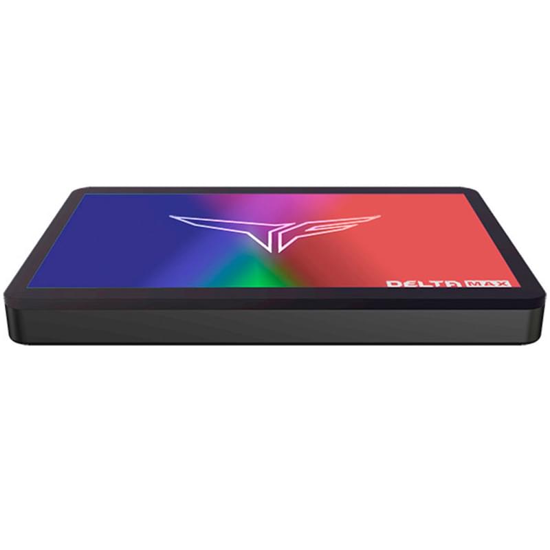 Внутренний SSD 2.5" 9.5мм TEAM T-FORCE DELTA MAX RGB 500GB  BLACK 3D TLC SATA-III (T253TM500G3C302) - фото #2, Technodom.kz