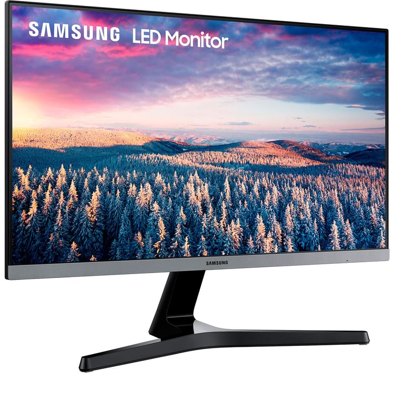 23.8" Samsung LS24R350FHIXCI Мониторы 1920х1080 16:9 IPS 75ГЦ (HDMI+VGA) Black - фото #2, Technodom.kz