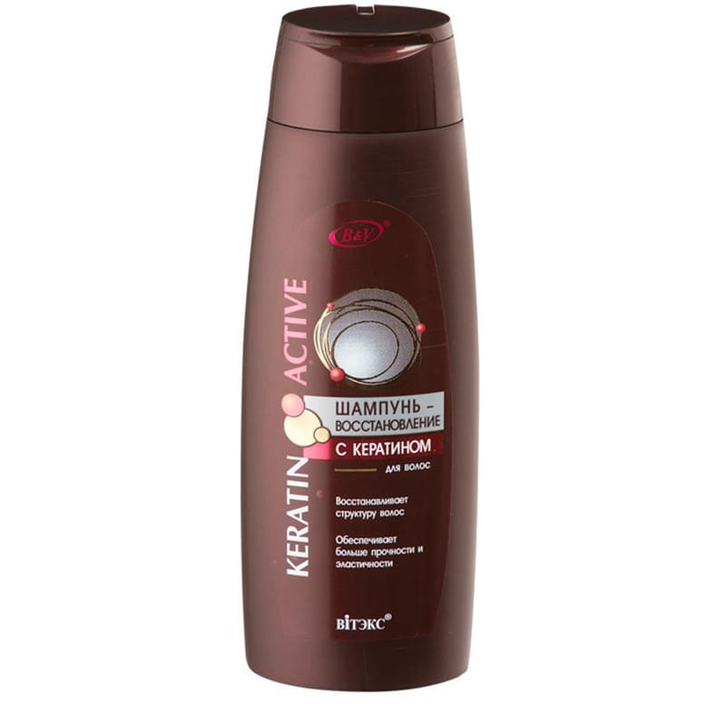 Шампунь-восстановление 02-Keratin Active 400 мл ВИТЭКС - фото #0, Technodom.kz