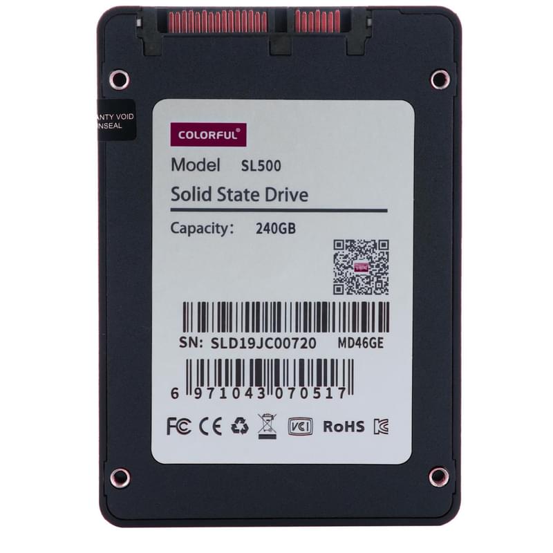 Внутренний SSD 2.5" 7мм 240GB Colorful SL500 SATA-III 3D TLC (SL500 240GB) - фото #3, Technodom.kz