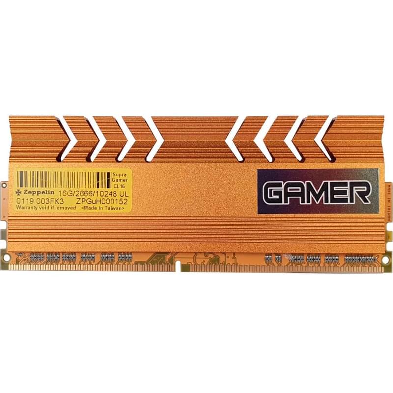 Оперативная память DDR4 DIMM 16GB/2666MHz PC-21300 Zeppelin SUPRA GAMER (Z 16G/2666/10248 SGP ) - фото #1, Technodom.kz