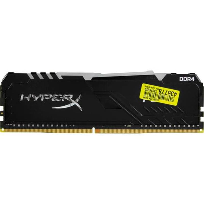 Оперативная память DDR4 DIMM 16GB(8GBx2)/3000MHz Kingston HyperX Fury RGB (HX430C15FB3AK2/16) - фото #0, Technodom.kz