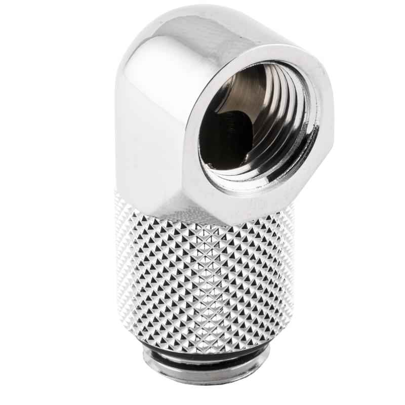 Фитинг угловой Bykski B-RD90-EXJ15 (90гр. 15ММ, Папа-мама, Silver) - фото #2, Technodom.kz