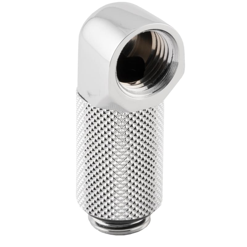Фитинг угловой Bykski B-RD90-EXJ25 (90гр. 25ММ, Папа-мама, Silver) - фото #2, Technodom.kz