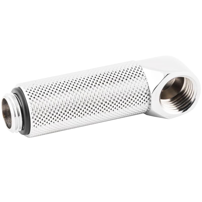 Фитинг угловой Bykski B-RD90-EXJ40 (90гр. 40ММ, Папа-мама, Silver) - фото #1, Technodom.kz