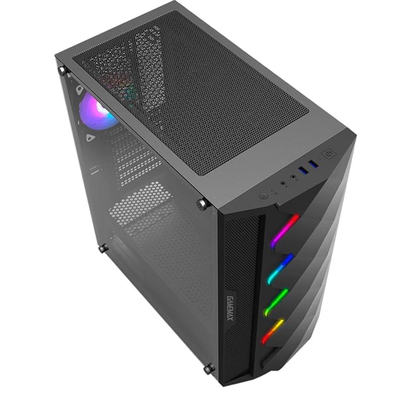 ПК корпус GameMax Black Diamond MidiTower, window, Black ATX (Black Diamond) - фото #7, Technodom.kz ПК корпус GameMax Black Diamond MidiTower, window, Black ATX (Black Diamond) - фото #7, Technodom.kz