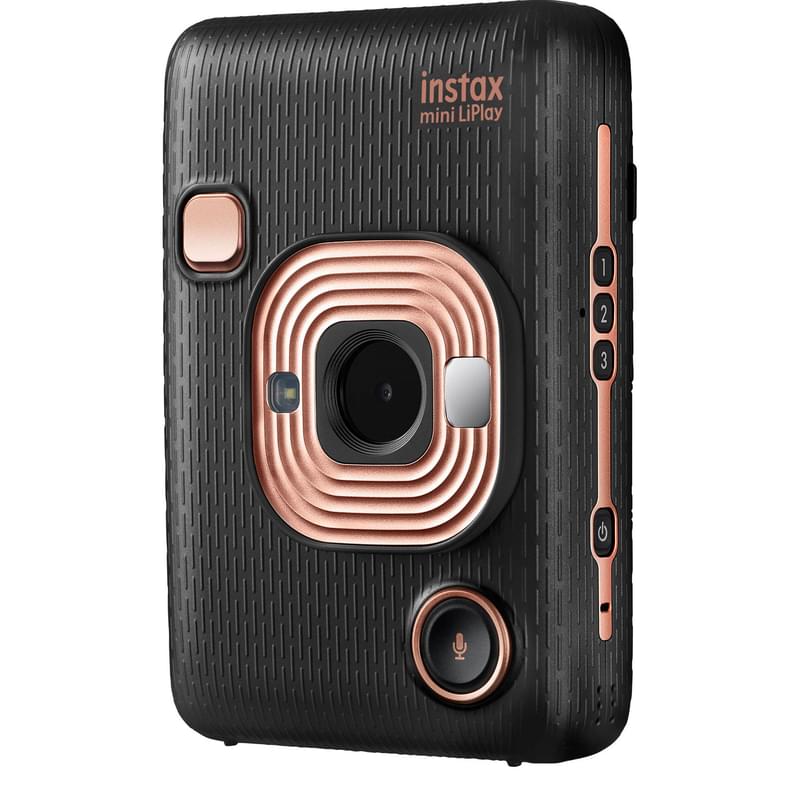 Фотоаппарат моментальной печати FUJIFILM Instax Mini LiPlay Elegant Black - фото #2, Technodom.kz