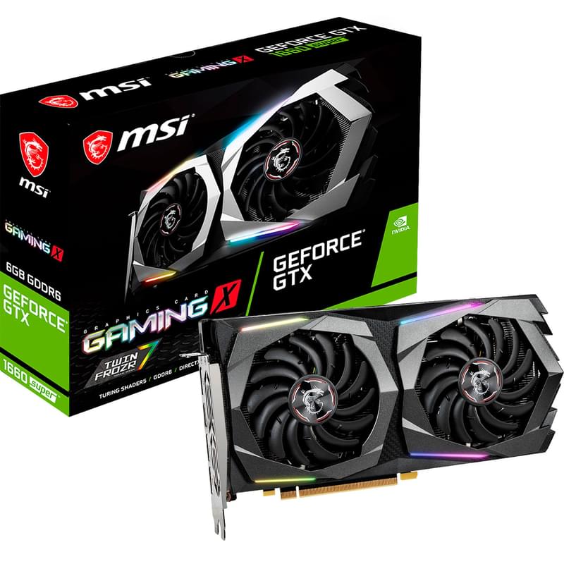 Видеокарта MSI GeForce GTX 1660 SUPER GAMING X 6GB 192bit/G6 (HDMI+3DP)(GTX 1660 SUPER GAMING X) - фото #5, Technodom.kz