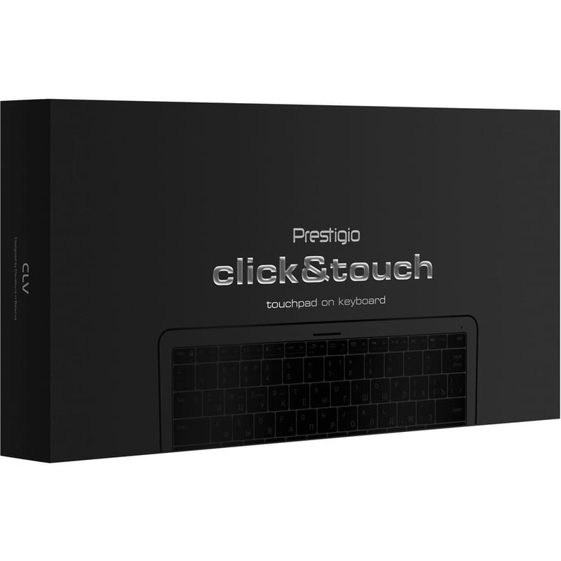 Клавиатура беспроводная USB/BT Prestigio Click&Touch, Black - фото #7, Technodom.kz