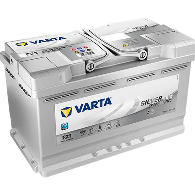 Аккумулятор Varta Silver Dynamic AGM 80Ah "- +" (580901080) - фото #0, Technodom.kz