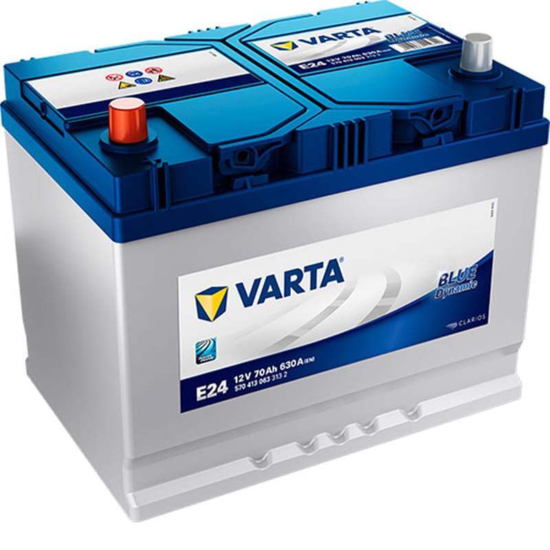 Аккумулятор Varta Blue Dynamic E24 70Ah "+ -" (570413063) - фото #0, Technodom.kz