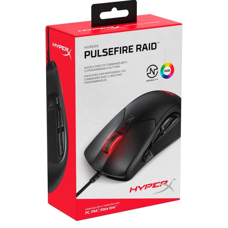 Мышка игровая проводная HyperX Pulsefire Raid RGB - фото #8, Technodom.kz