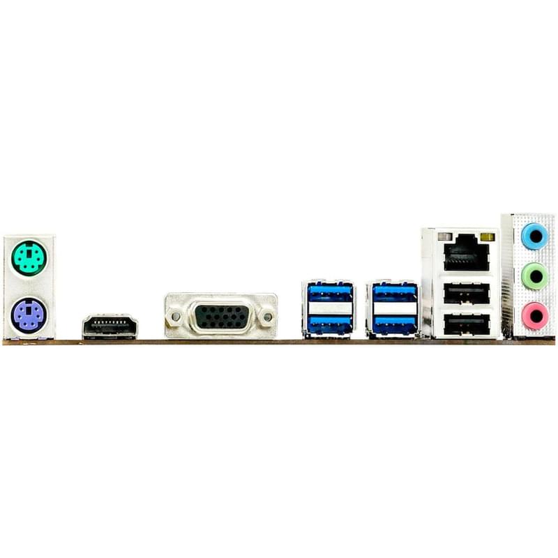 Материнская плата Biostar B45M2 B350 AM4 2DDR4 PCI-E 3x16 2x1 (HDMI+VGA) mATX - фото #2, Technodom.kz