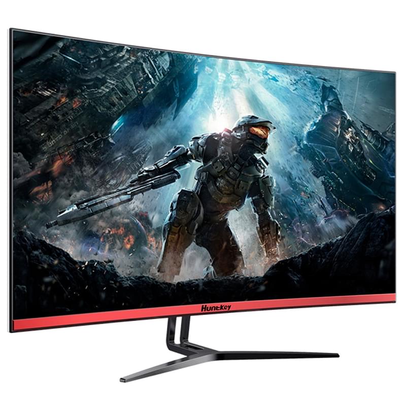 Монитор Игровой 31,5" Huntkey X3271K 2560x1440 16:9 VA 144ГЦ (HDMI+DP+DVI) Curved Dark Grey - фото #1, Technodom.kz