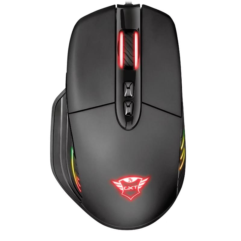 Сымды ойын тінтуірі USB Trust GXT 940 XIDON RGB, Black - фото #0, Technodom.kz
