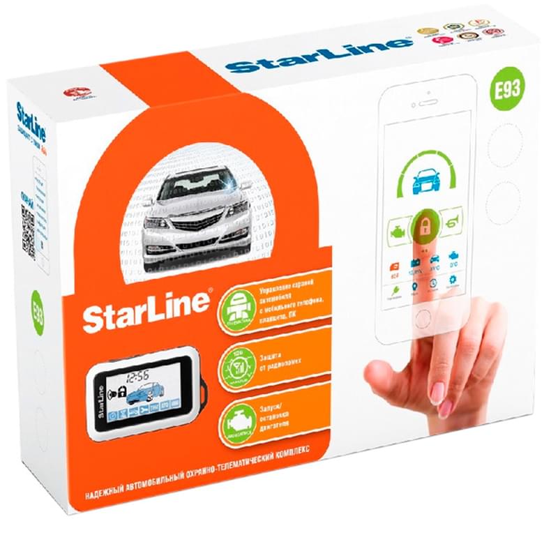 Автомобильная сигнализация Starline E93 2CAN+2LIN - фото #0, Technodom.kz