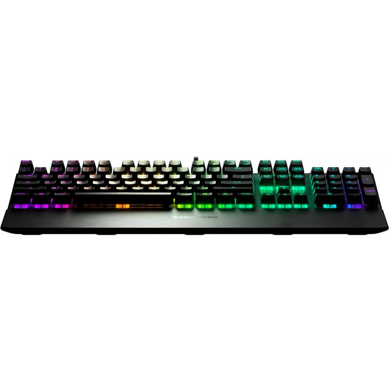 Клавиатура игровая проводная USB SteelSeries Apex 5 RGB, QX2 Blue - фото #4, Technodom.kz