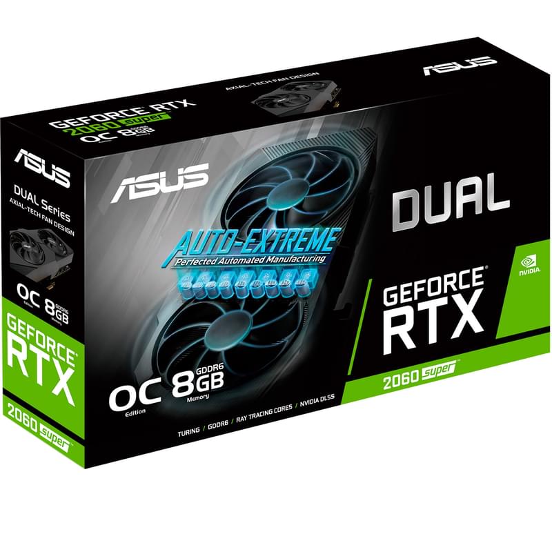 Видеокарта ASUS DUAL RTX 2060 SUPER OC EVO V2 8GB 256bit/G6 (2HDMI+DP+DVI)(DUAL-RTX2060S-O8G-EVO-V2) - фото #8, Technodom.kz