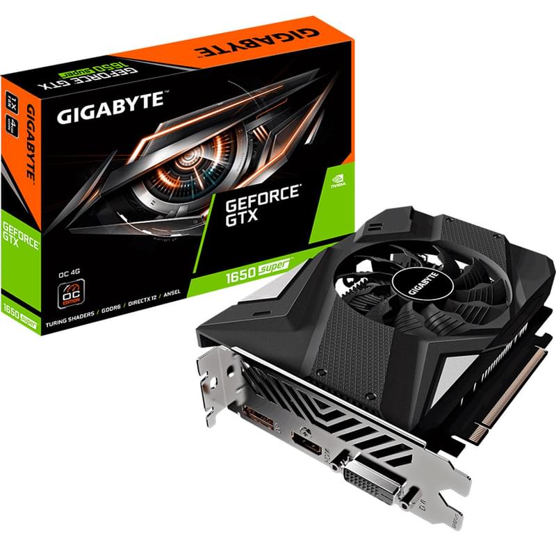 Видеокарта Gigabyte GeForce GTX 1650 SUPER OC 4GB 128bit/G6 (HDMI+DP+DVI) (GV-N165SOC-4GD) - фото #4, Technodom.kz
