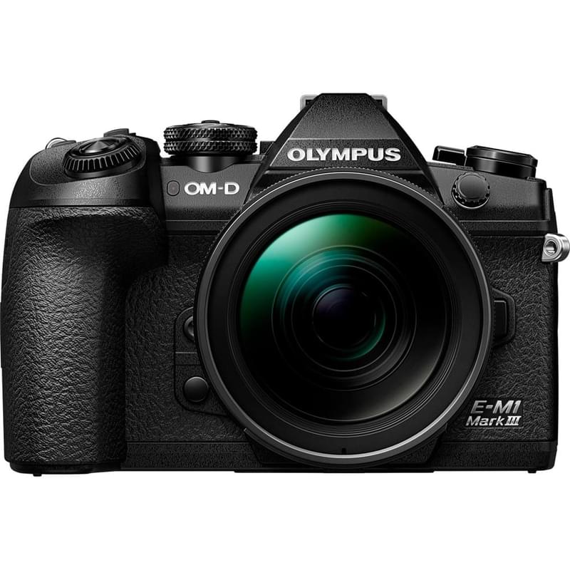 Беззеркальный фотоаппарат Olympus E-M1 Mark III Black с объективом 12-40 1:2.8 PRO Black - фото #0, Technodom.kz