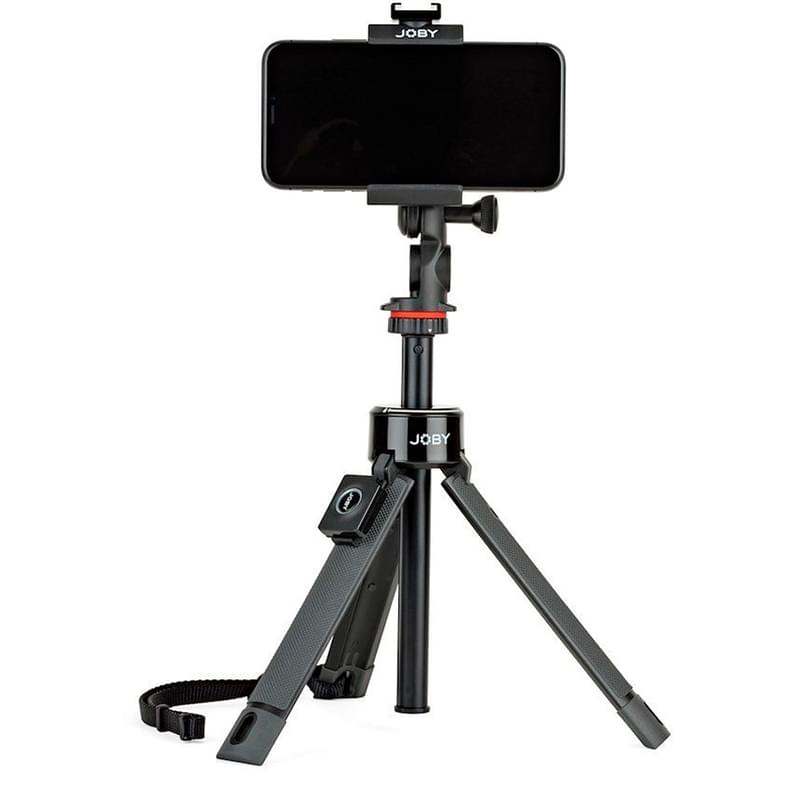 Штатив-держатель Joby GripTight PRO TelePod для смартфонов с пультом черный/серый (JB01534) - фото #0, Technodom.kz