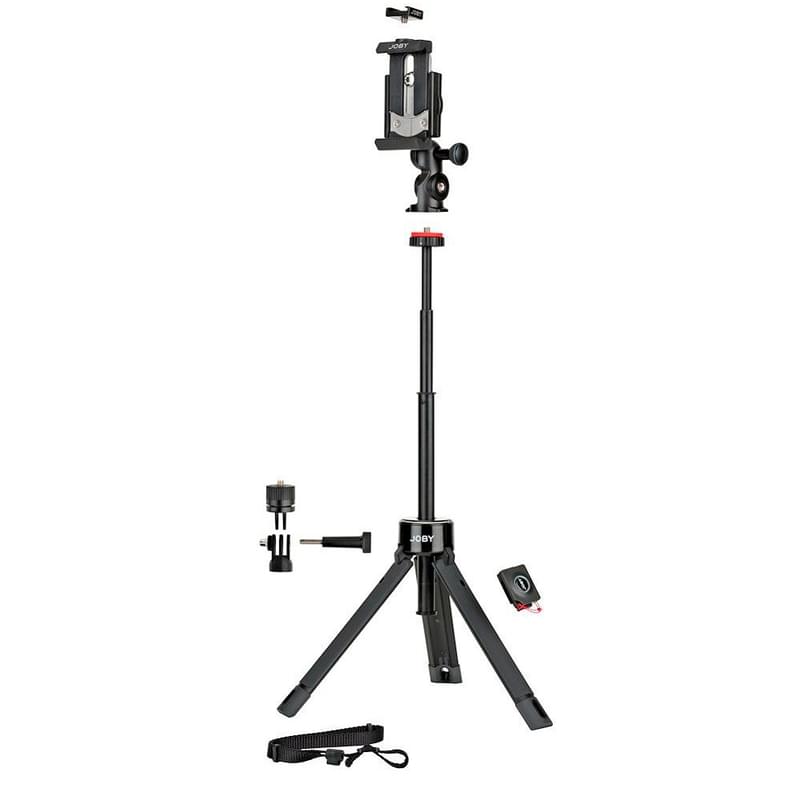 Штатив-держатель Joby GripTight PRO TelePod для смартфонов с пультом черный/серый (JB01534) - фото #1, Technodom.kz